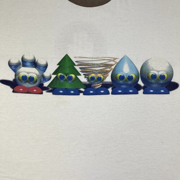 Vintage Disney Movie T-Shirt Adult XL White Animation Pixar Push You Around 90s - Picture 3 of 14